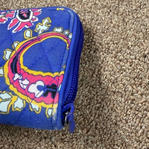 Vera Bradley RFID Georgia Zippered Wallet Romantic Paisley Pattern - Picture 6 of 6